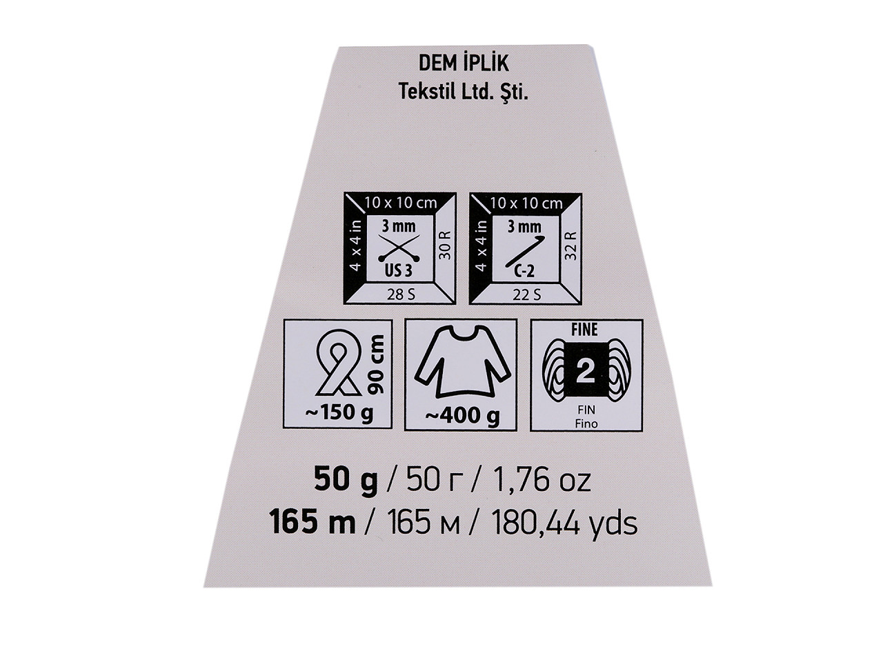 Pletací příze Baby Cotton 50 g, střední, 16 (439) zelenkavá