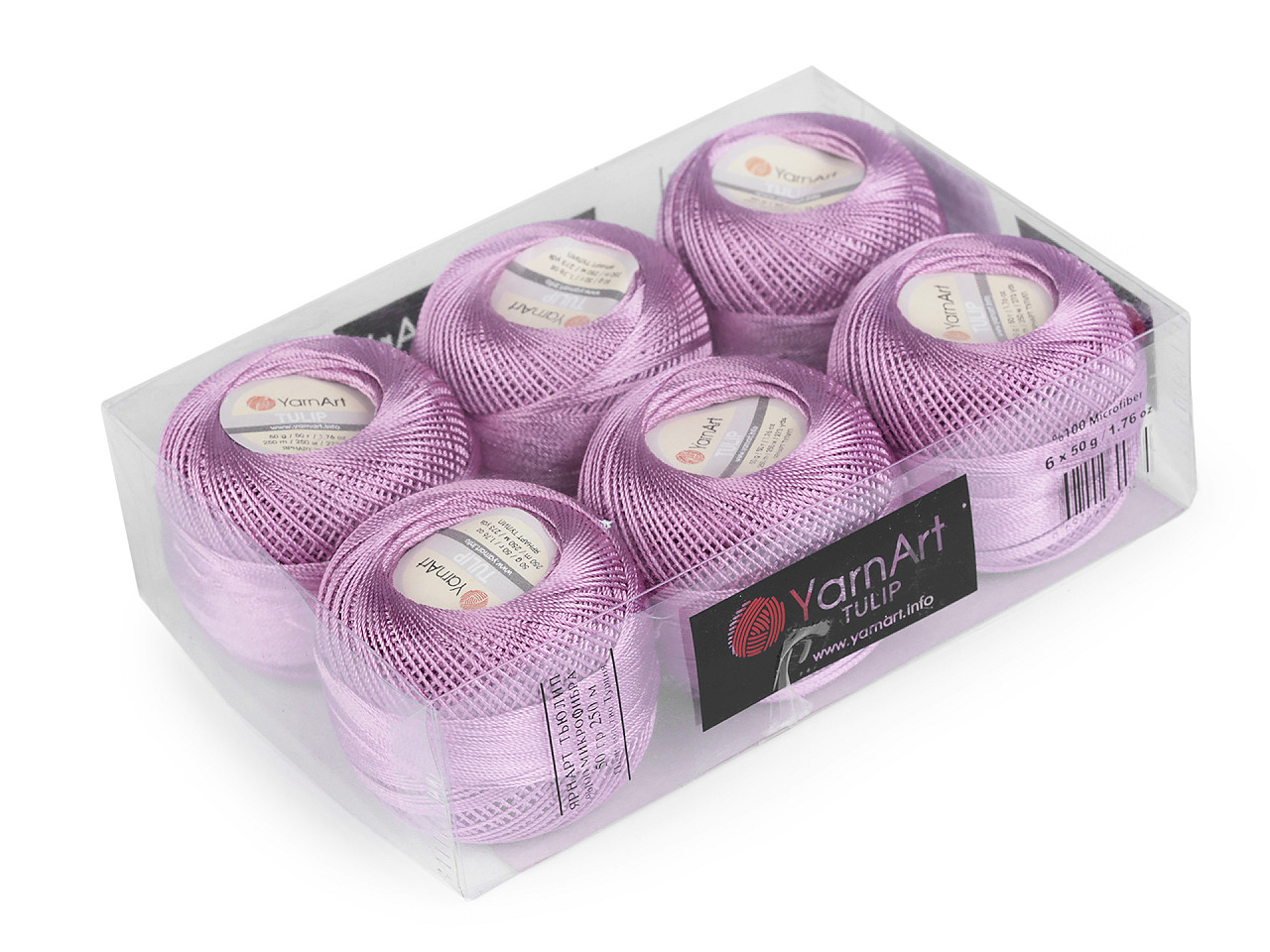 Příze háčkovací Tulip 50 g, střední, 12 (400) černá
