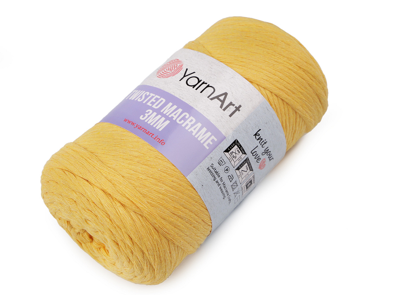 Pletacia priadza Twisted Macrame 250 g rozčesávacia