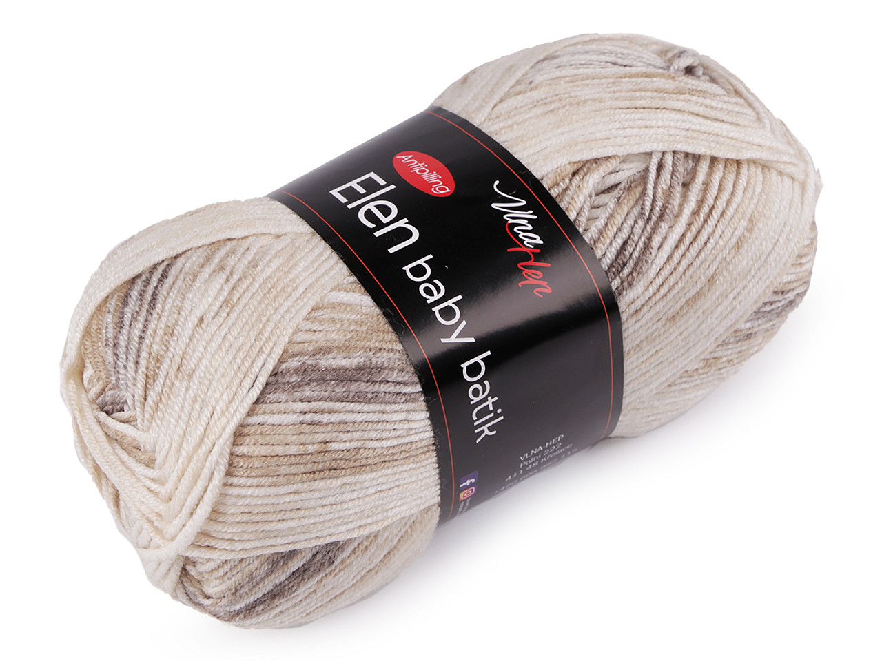 Pletacia priadza Elen baby batik 100 g