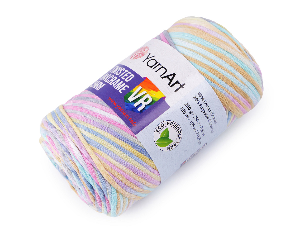 Pletacia priadza Twisted Macrame 250 g rozčesávacia