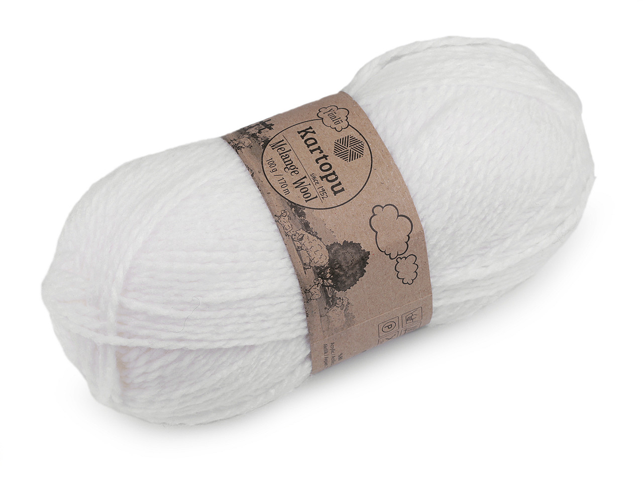 Pletací příze Melange Wool 100 g, střední, 12 (713) starofialová