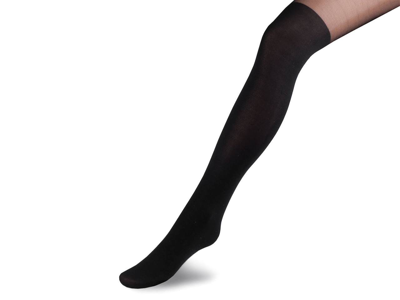 Women's tights with various decorations, black, 1 pc