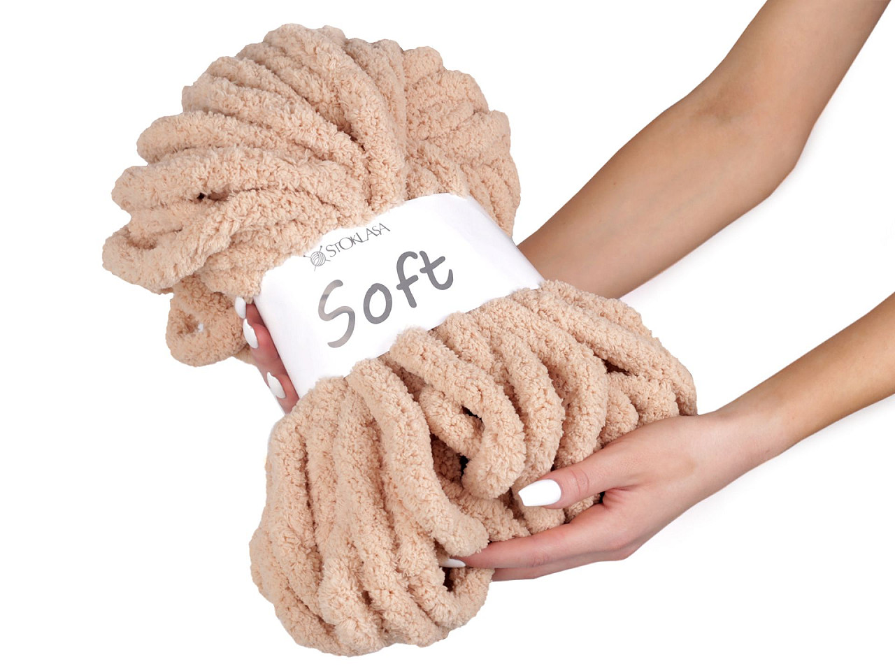 Pletací příze žinylková Soft 250 g, střední, 24 modrá berlínská