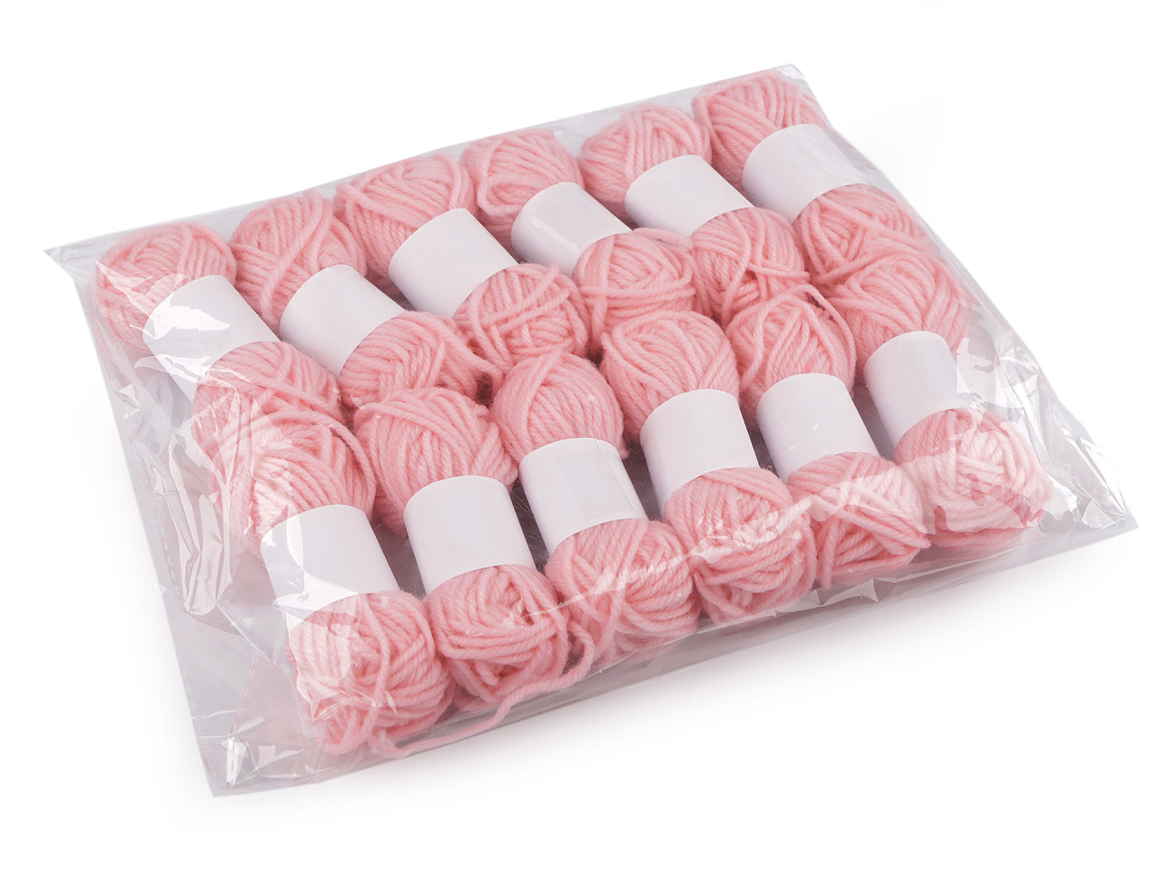 Pletací příze 10 g, střední, 7 černá