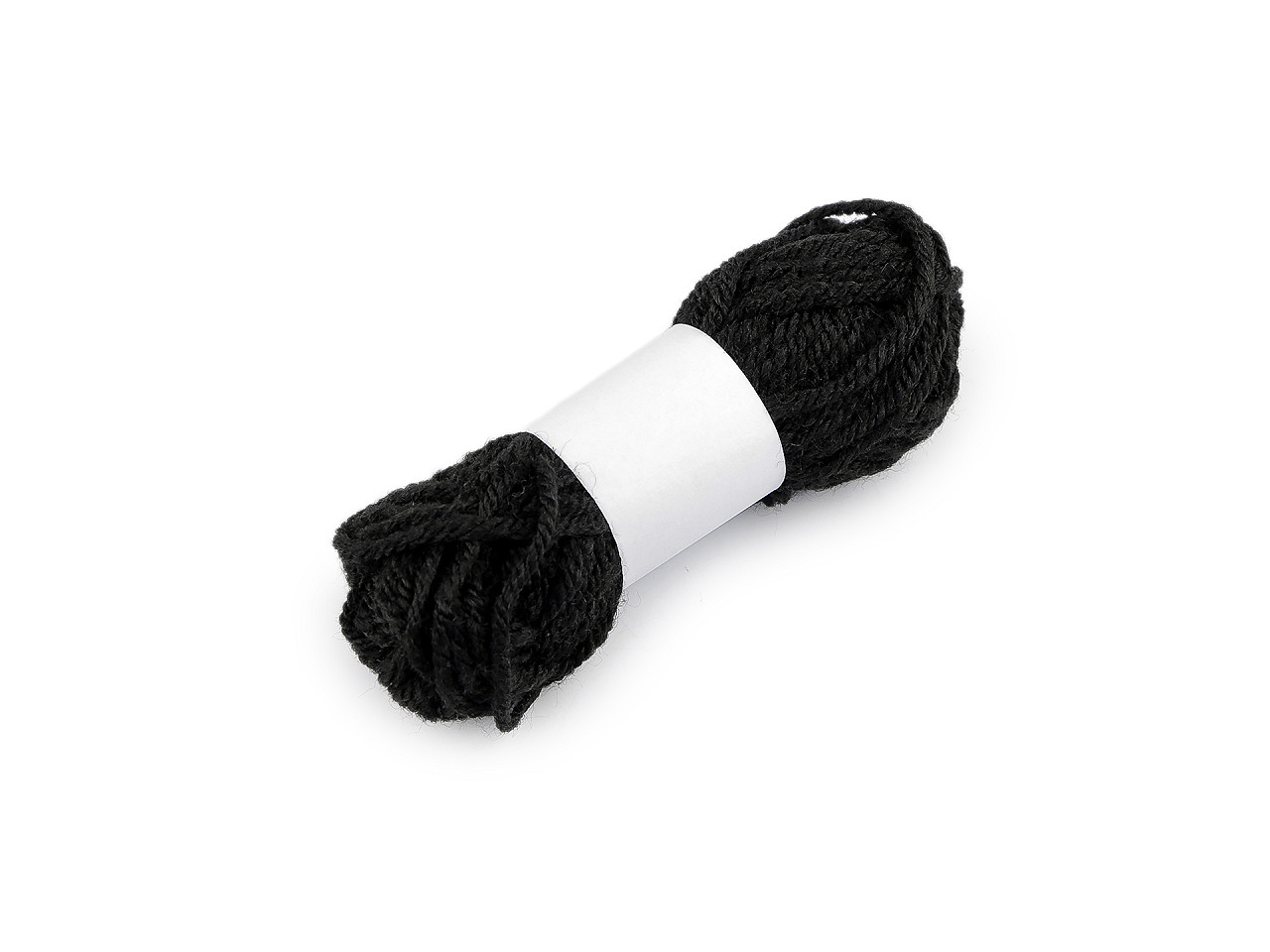 Pletací příze 10 g, střední, 4 bílá