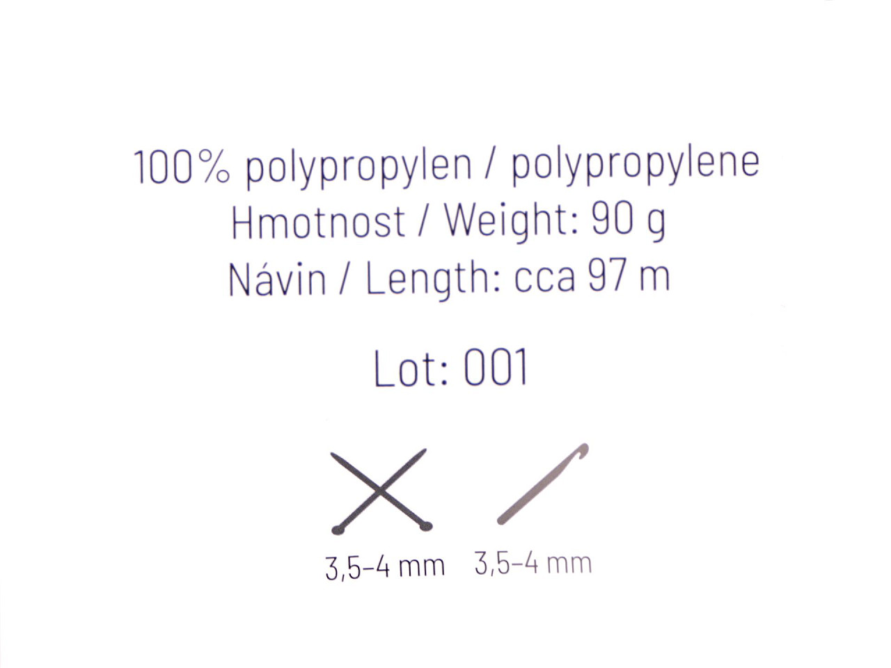 Pletací a háčkovací příze Anet macrame Ø2 mm 90 g, střední, 19 zelená cívka