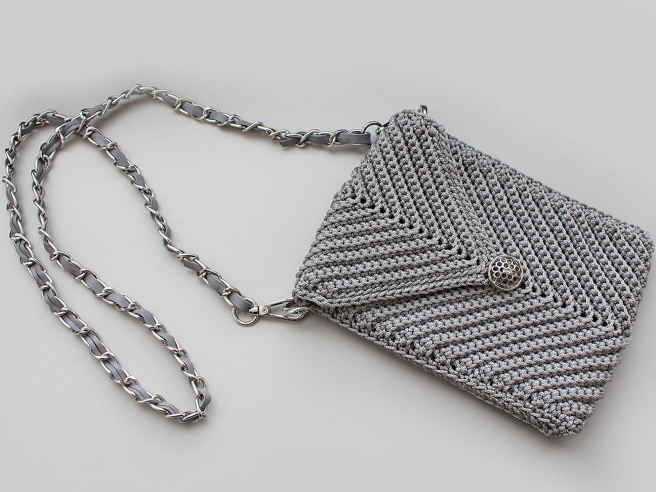 Pletací a háčkovací příze Anet macrame Ø2 mm 90 g, střední, 19 zelená cívka