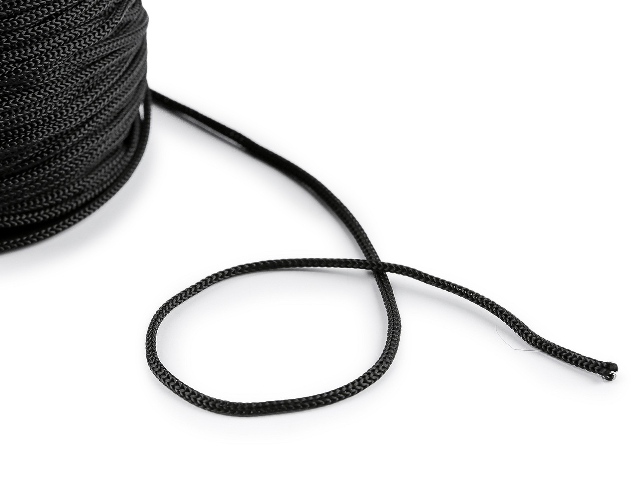 Pletací a háčkovací příze Anet macrame Ø2 mm 90 g, střední, 19 zelená cívka