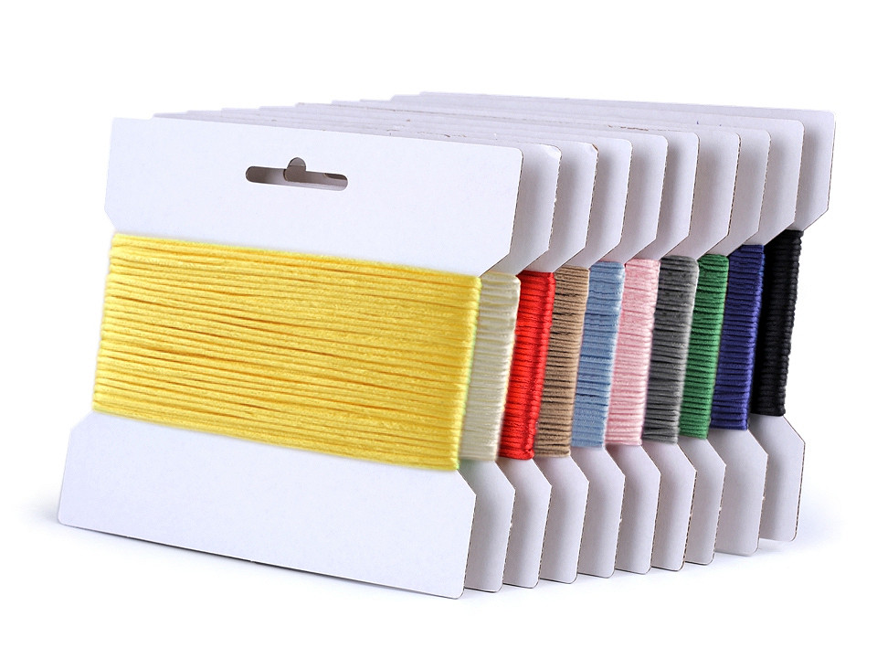 Saténová šňůra Ø2 mm, střední, 171 starorůžová