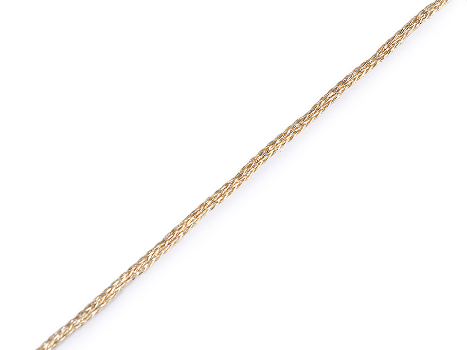 Lurexová šnúrka / povrázok Ø1 mm