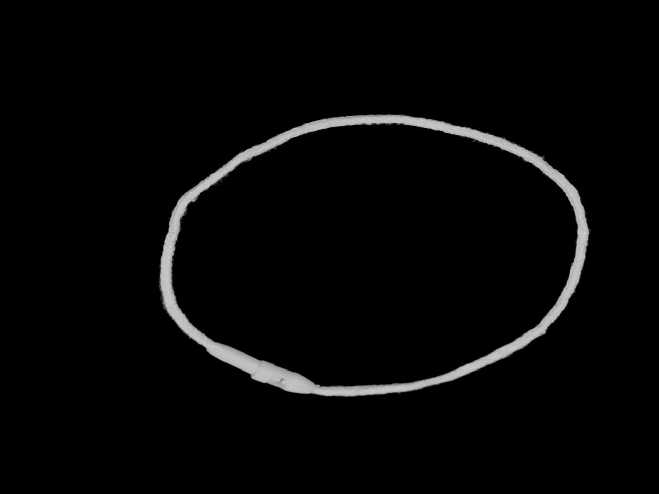 Šňůrka na visačku bavlněná s pojistkou, velké, 3 černá