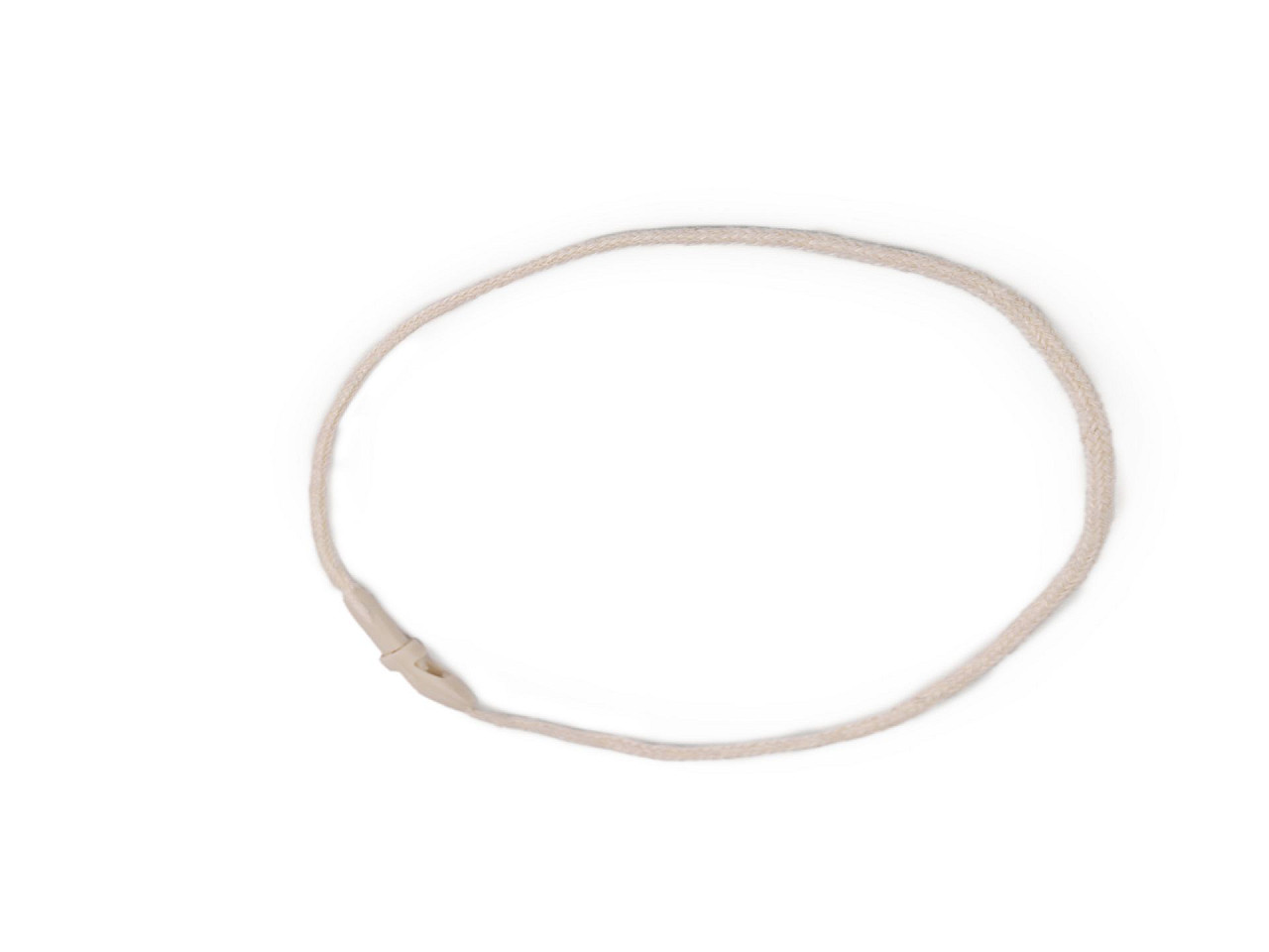 Šňůrka na visačku bavlněná s pojistkou, velké, 3 černá