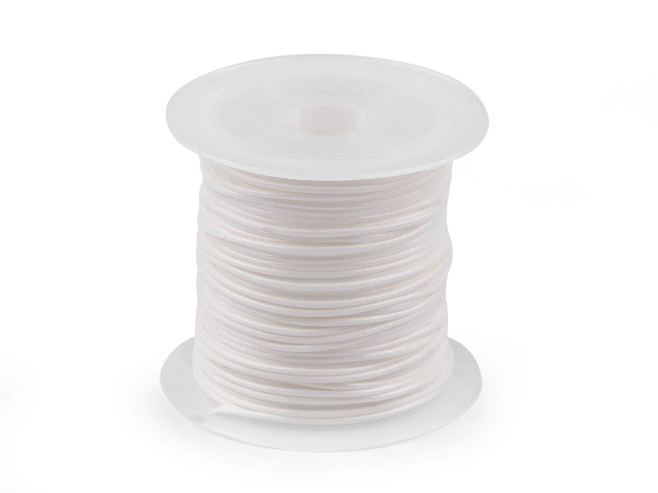 Šňůrka hlazená, lesklá Ø1 mm, střední, 6 zelená tmavá