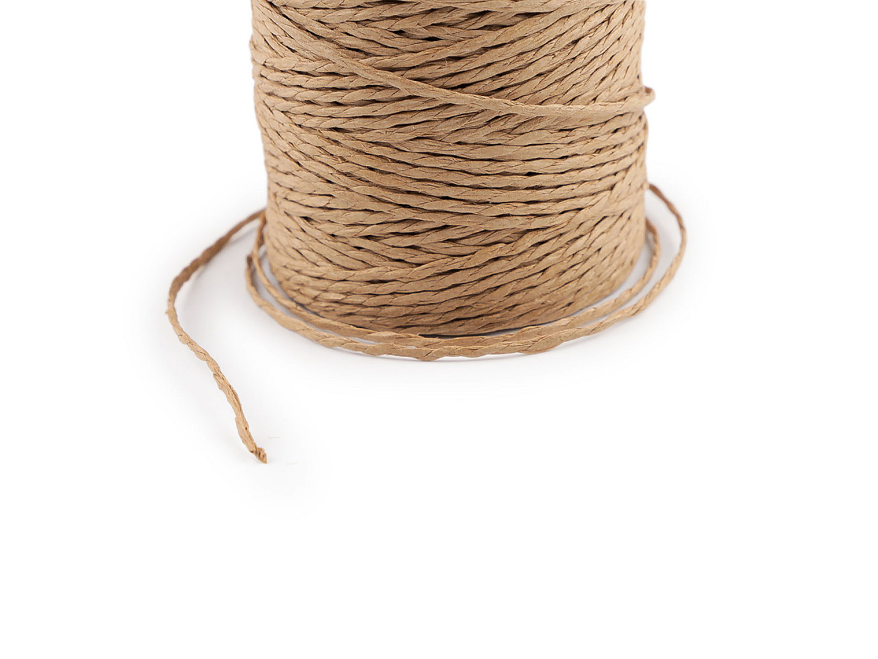 Lyko rafia prírodná, na pletenie tašiek Ø2 mm