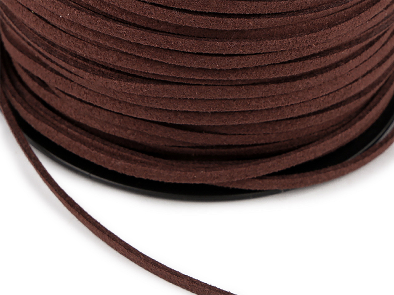 Řemínek imitace kůže šíře 3 mm, velké, 4 černá