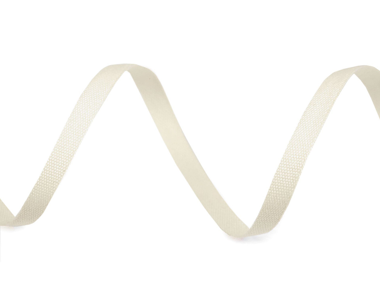 Bavlněná stuha / plátnovka šíře 5 mm, malé, 3 černá