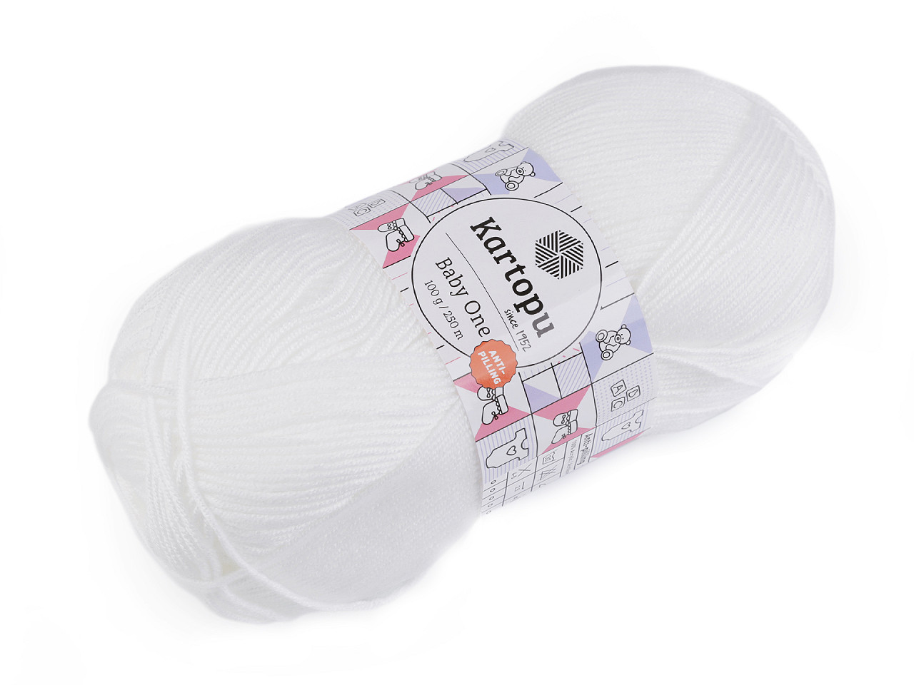 Pletací příze Baby One 100 g, střední, 2 (255) růžová nejsv.