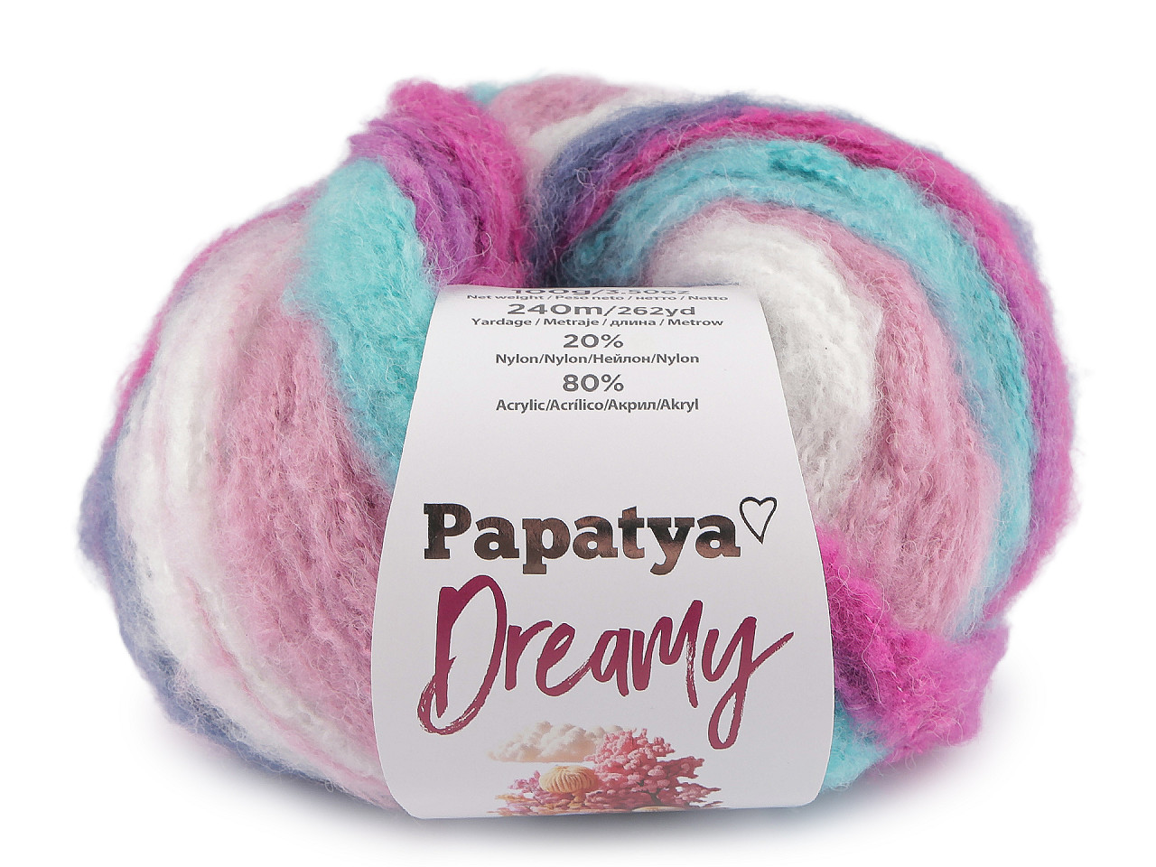 Pletacia priadza Papatya Dreamy 100 g
