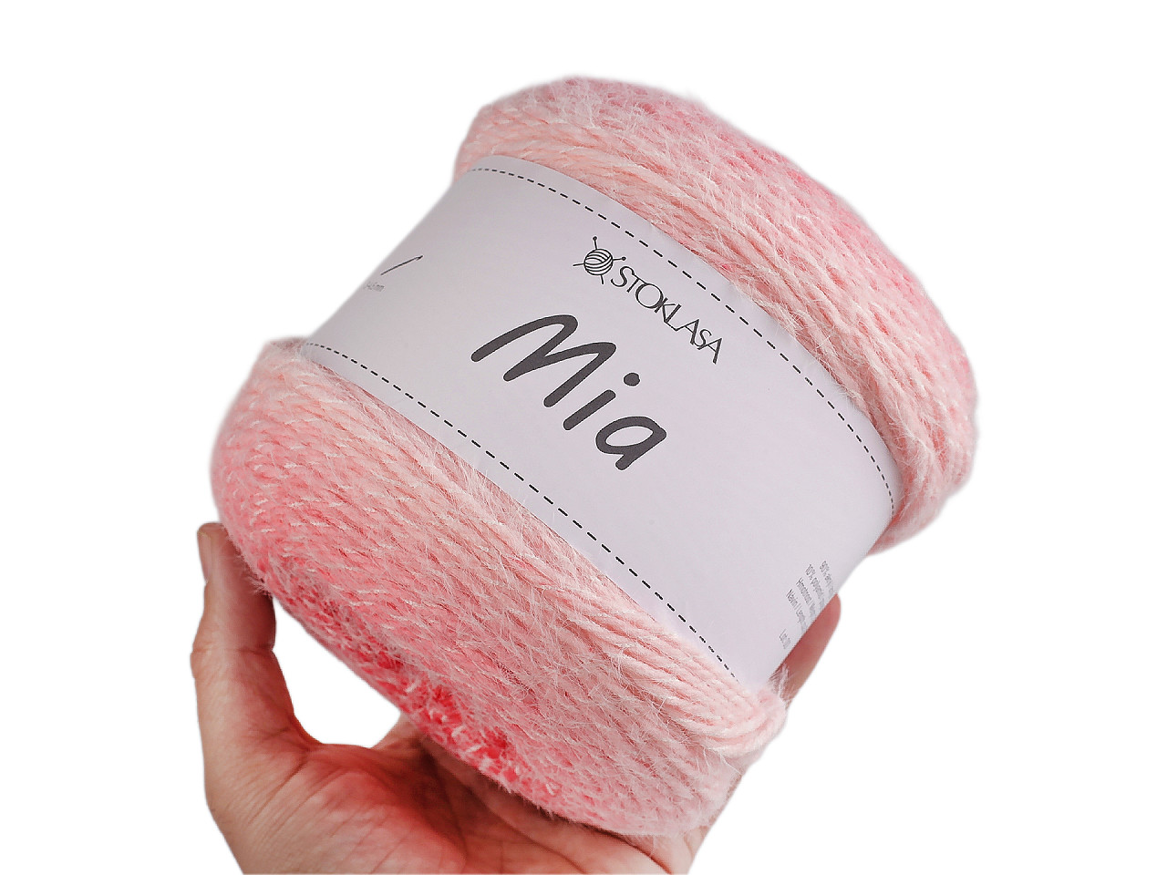 Pletací příze Mia 200 g, střední, 6 zelená sv.