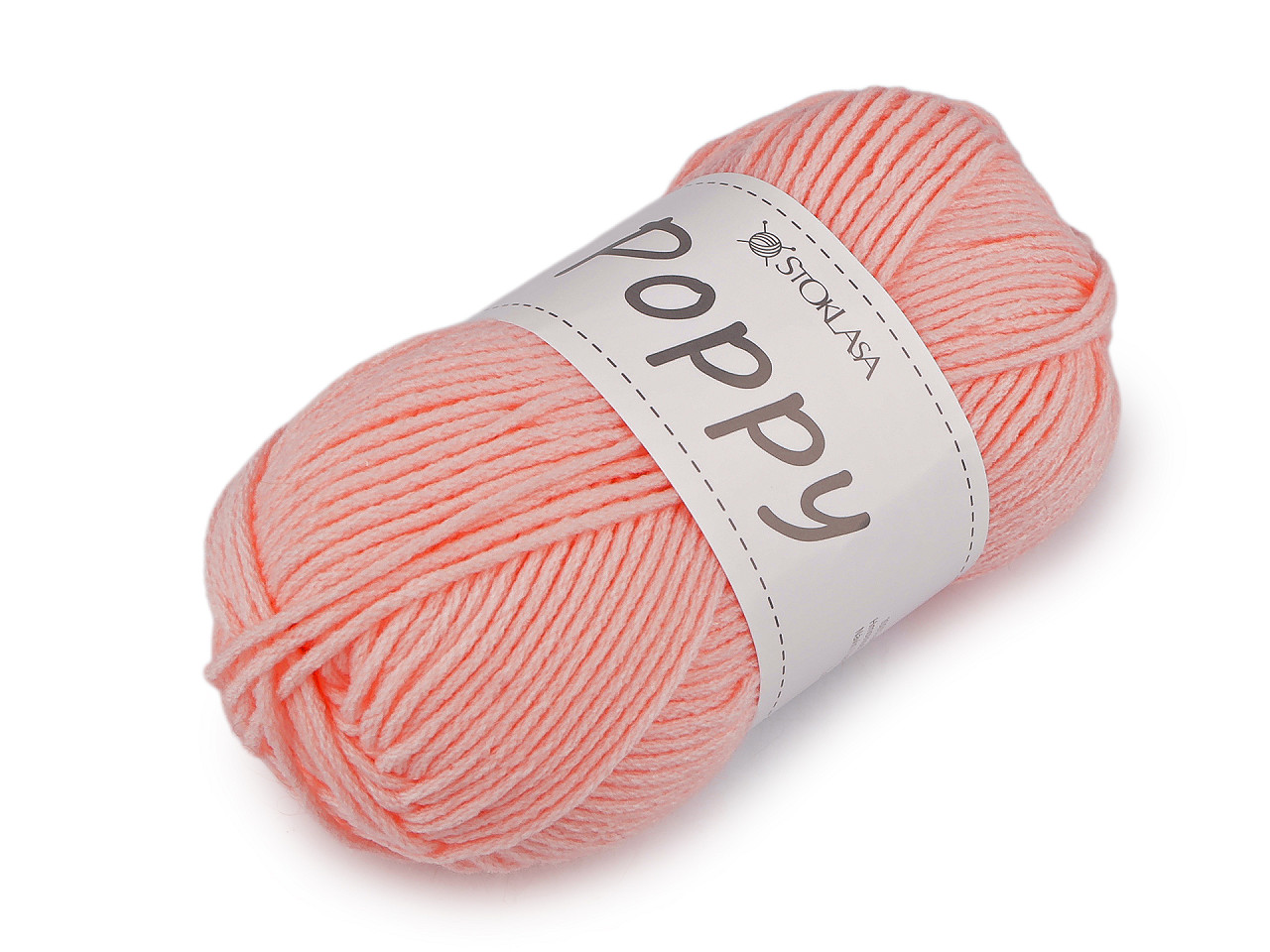Pletací příze Poppy 100 g, střední, 8 černá