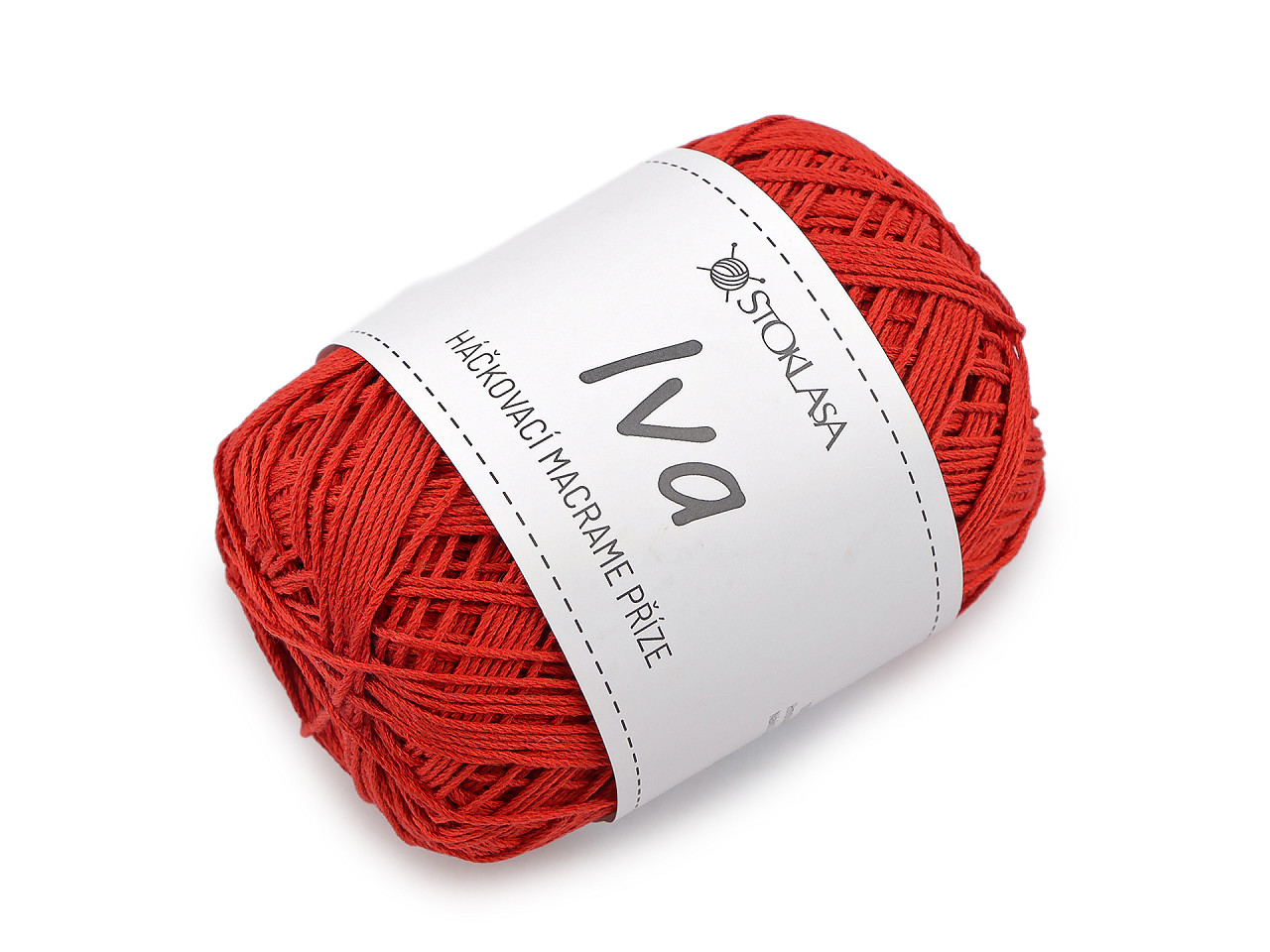 Háčkovací příze macrame Iva na tašky 75 g, střední, 11 černá