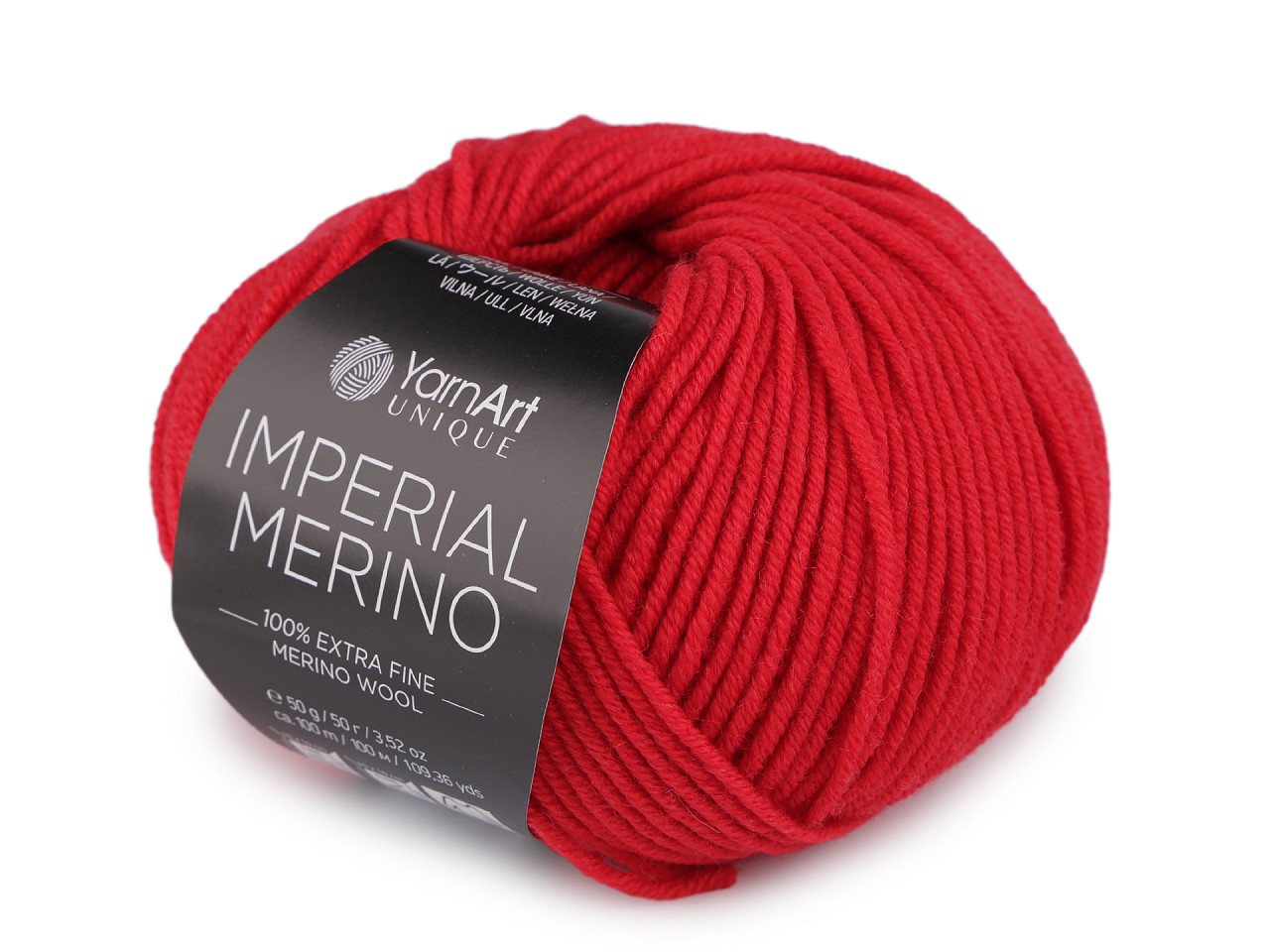 Pletací příze Imperial 100% Merino 50 g, střední, 9 (3341) modrá blankytná
