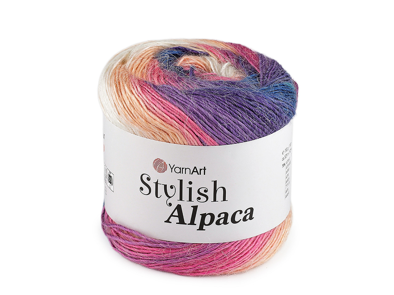 Pletací příze Stylish Alpaca 150 g, střední, 1 (7701) lososová tmavá