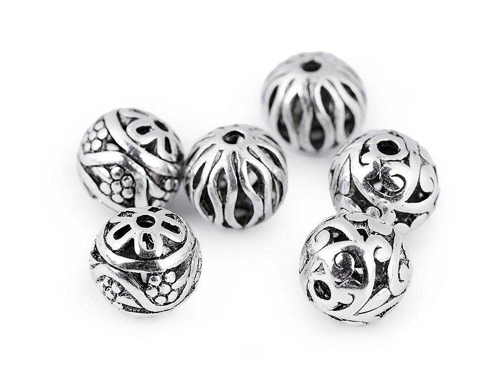Kovový korálik ornament