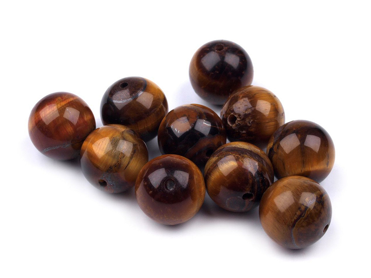 Minerálne korálky Tigrie oko Ø8 mm