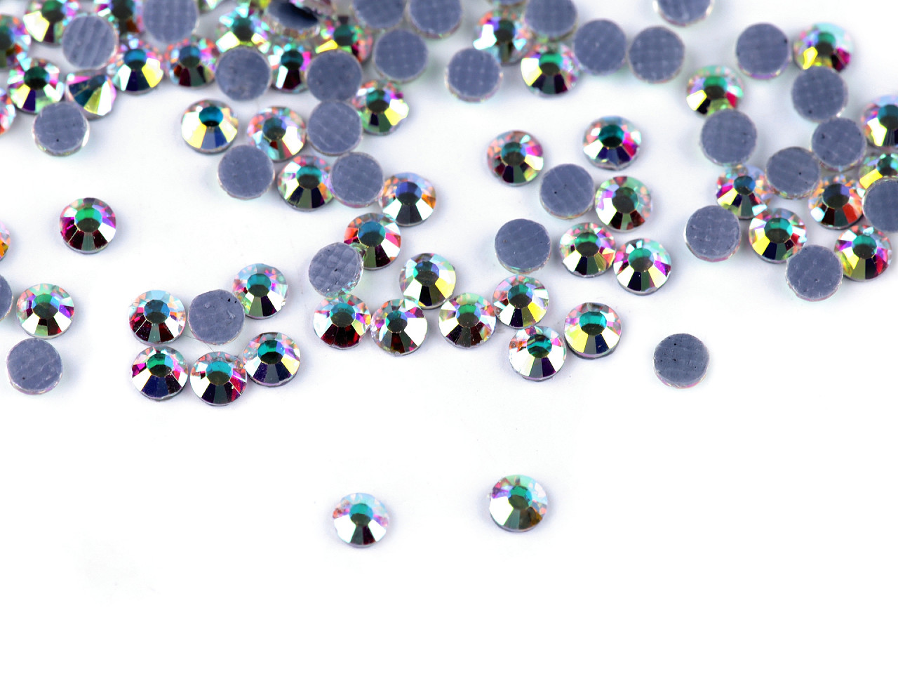 Nažehlovací kamínky hotfix velikost SS6, malé, 4 černá