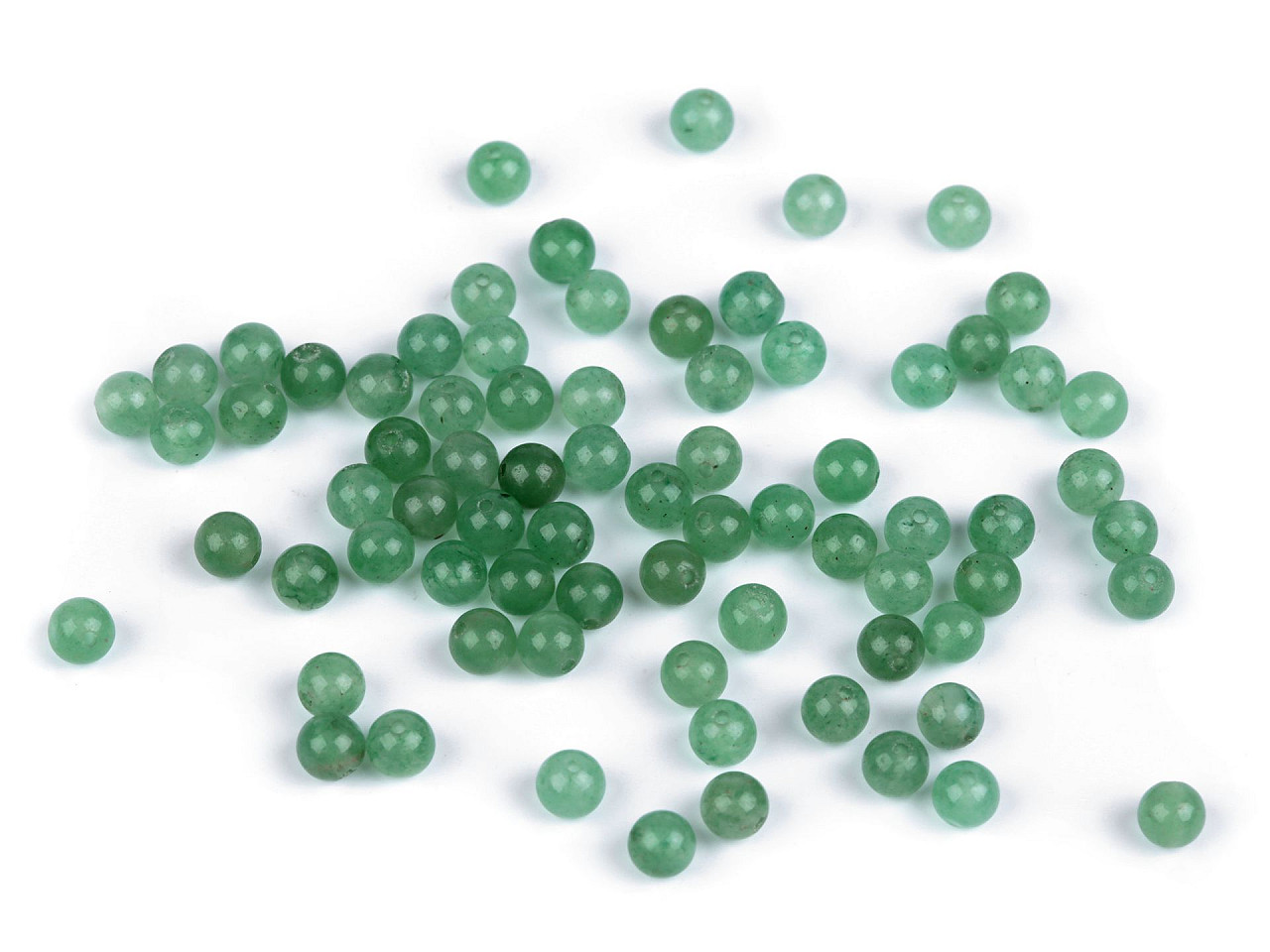 Minerálne korálky Avanturín Ø4 mm