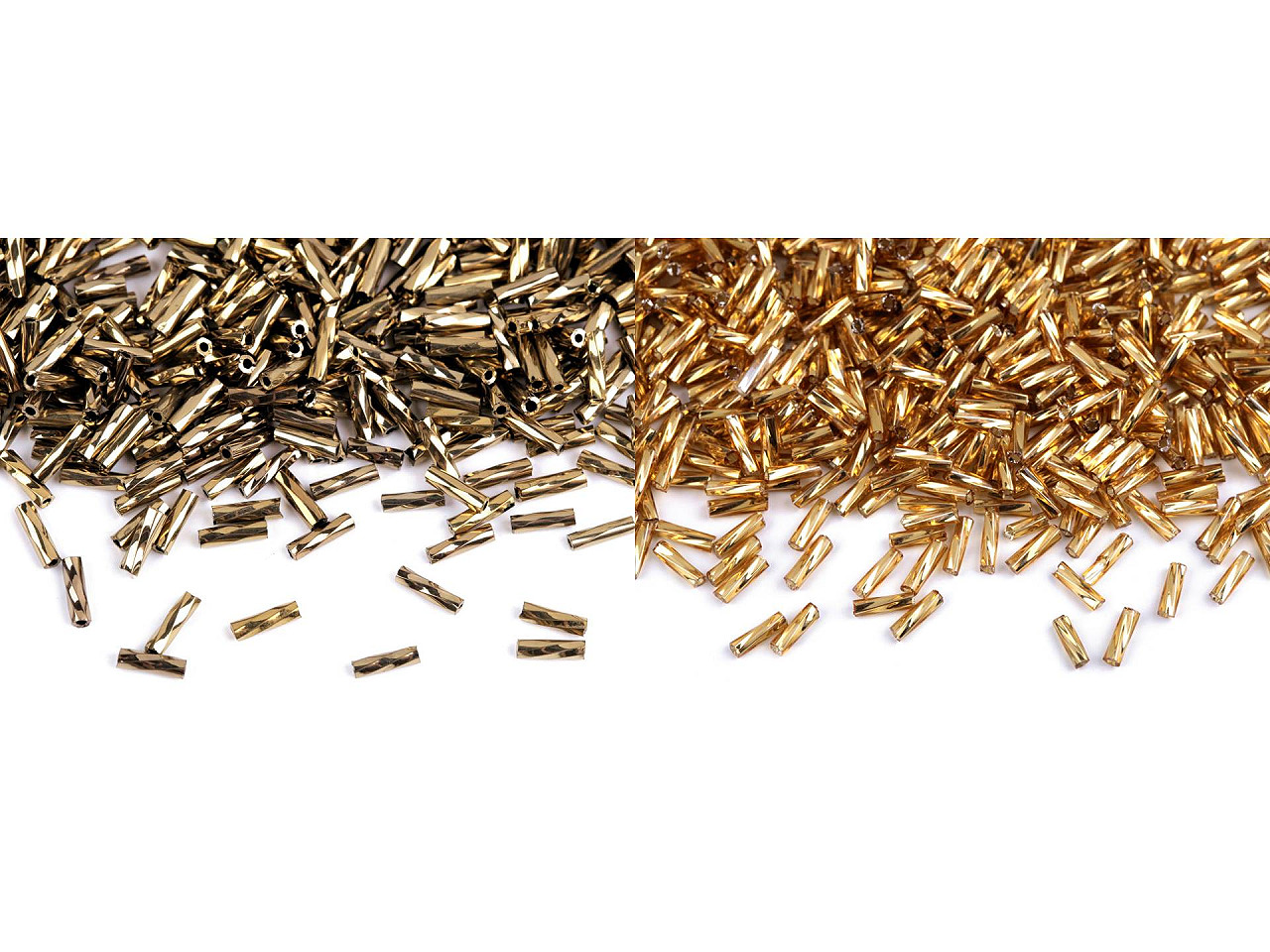 Rokajl kroucené tyčky 6 mm, malé, M-22T zlatá