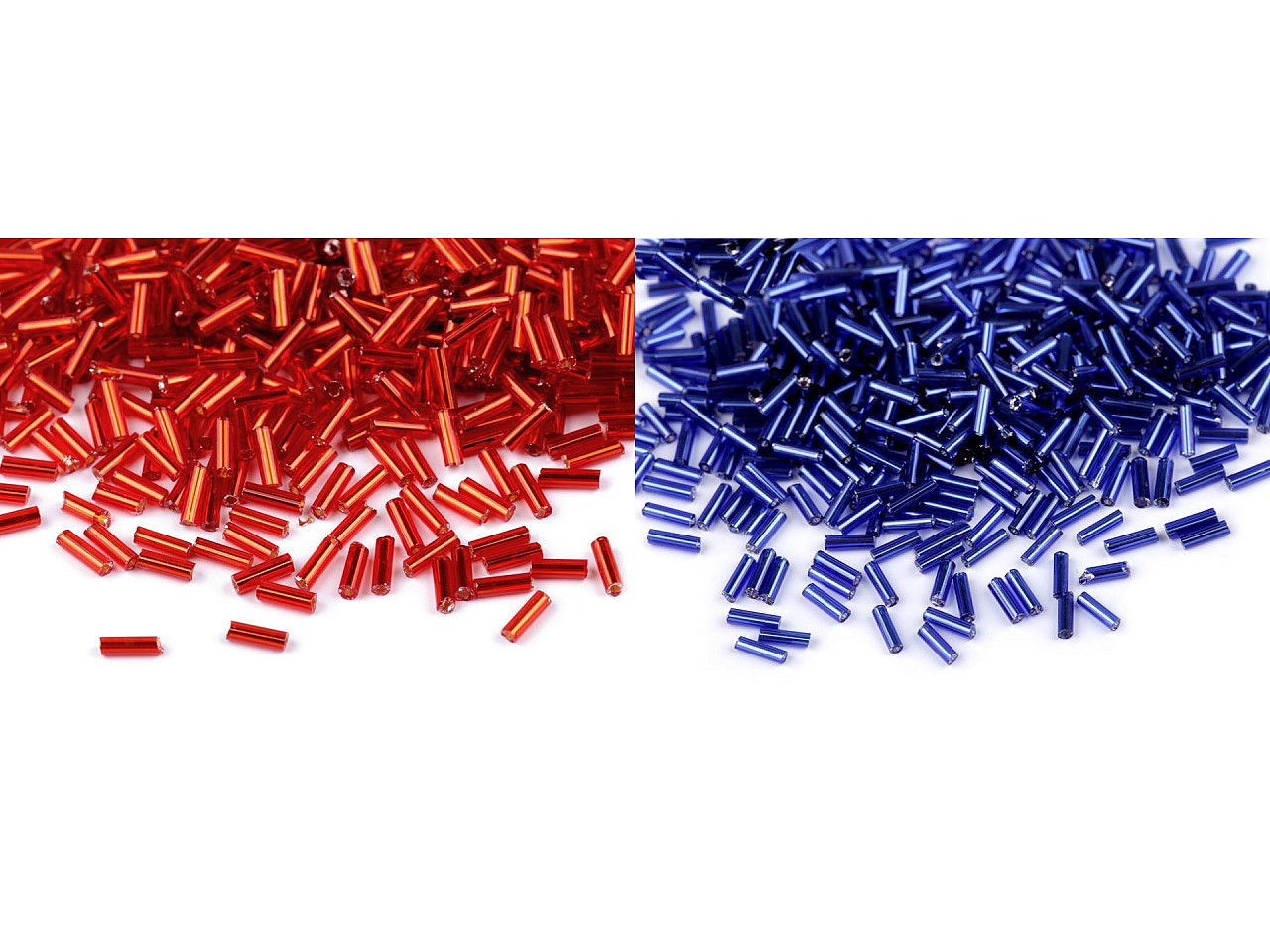 Rokajl hladké tyčky 6 mm, velké, 38 modrá kobaltová