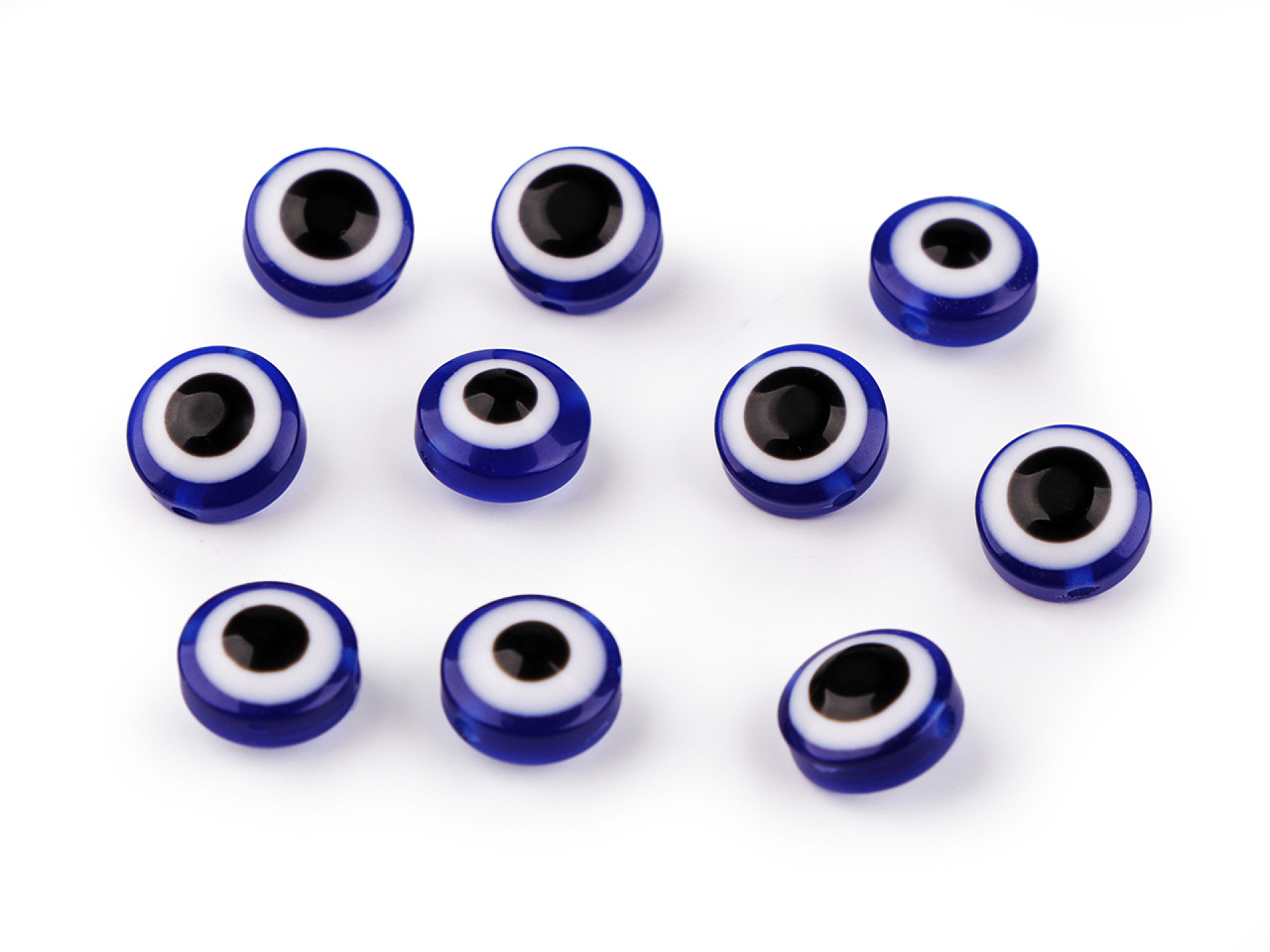 Plastové korálky Alahovo oko Ø12 mm