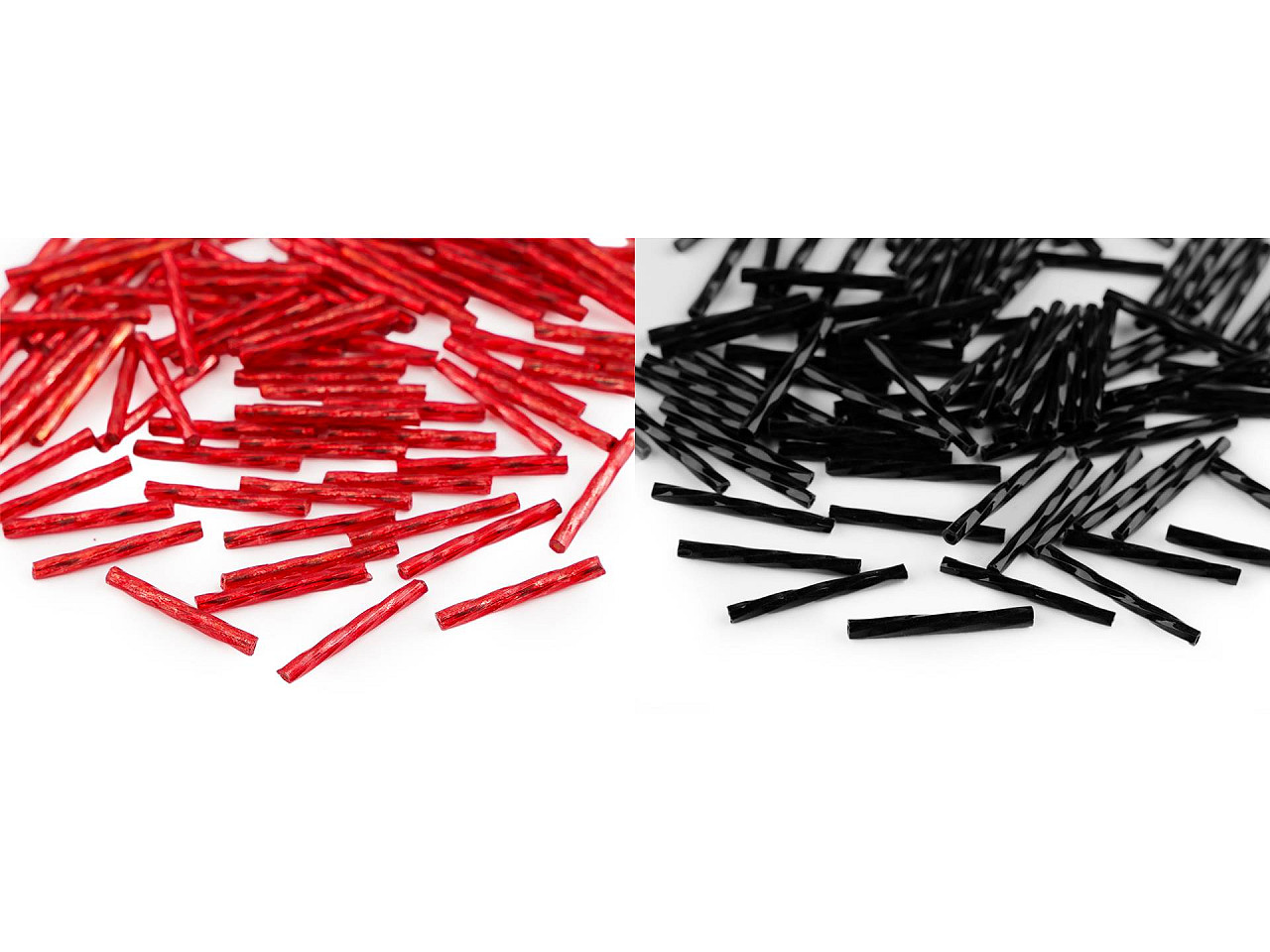 Rokajl kroucené tyčky 25 mm, velké, 549 černá