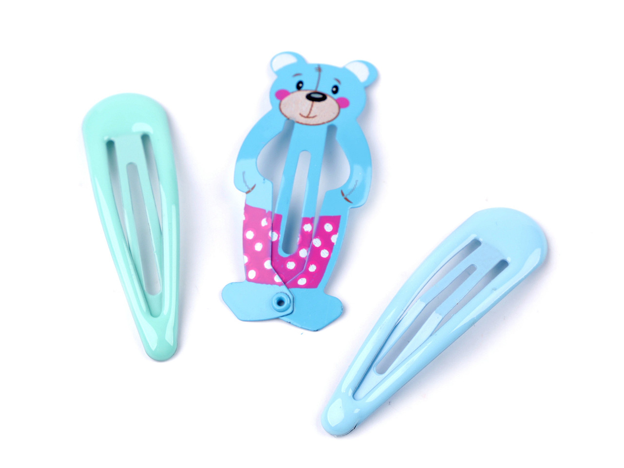 Sponka do vlasů pukačka, malé, 21 mix křeček