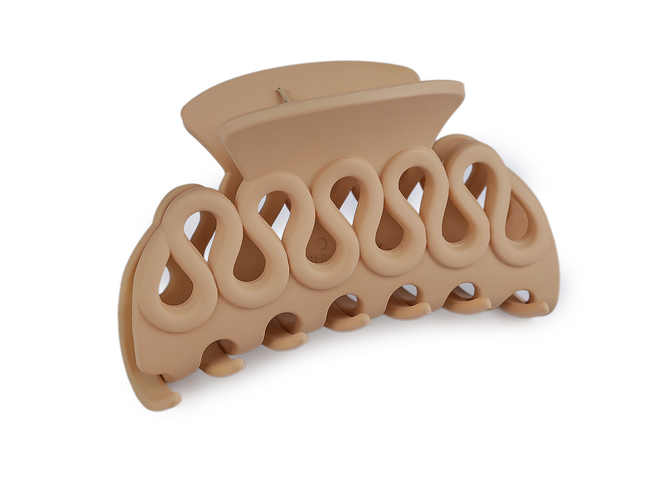 Skřipec do vlasů, malé, 22 béžová tmavá