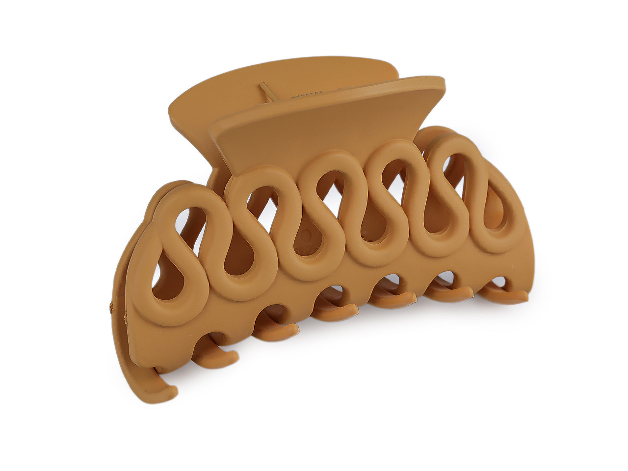 Skřipec do vlasů, malé, 22 béžová tmavá