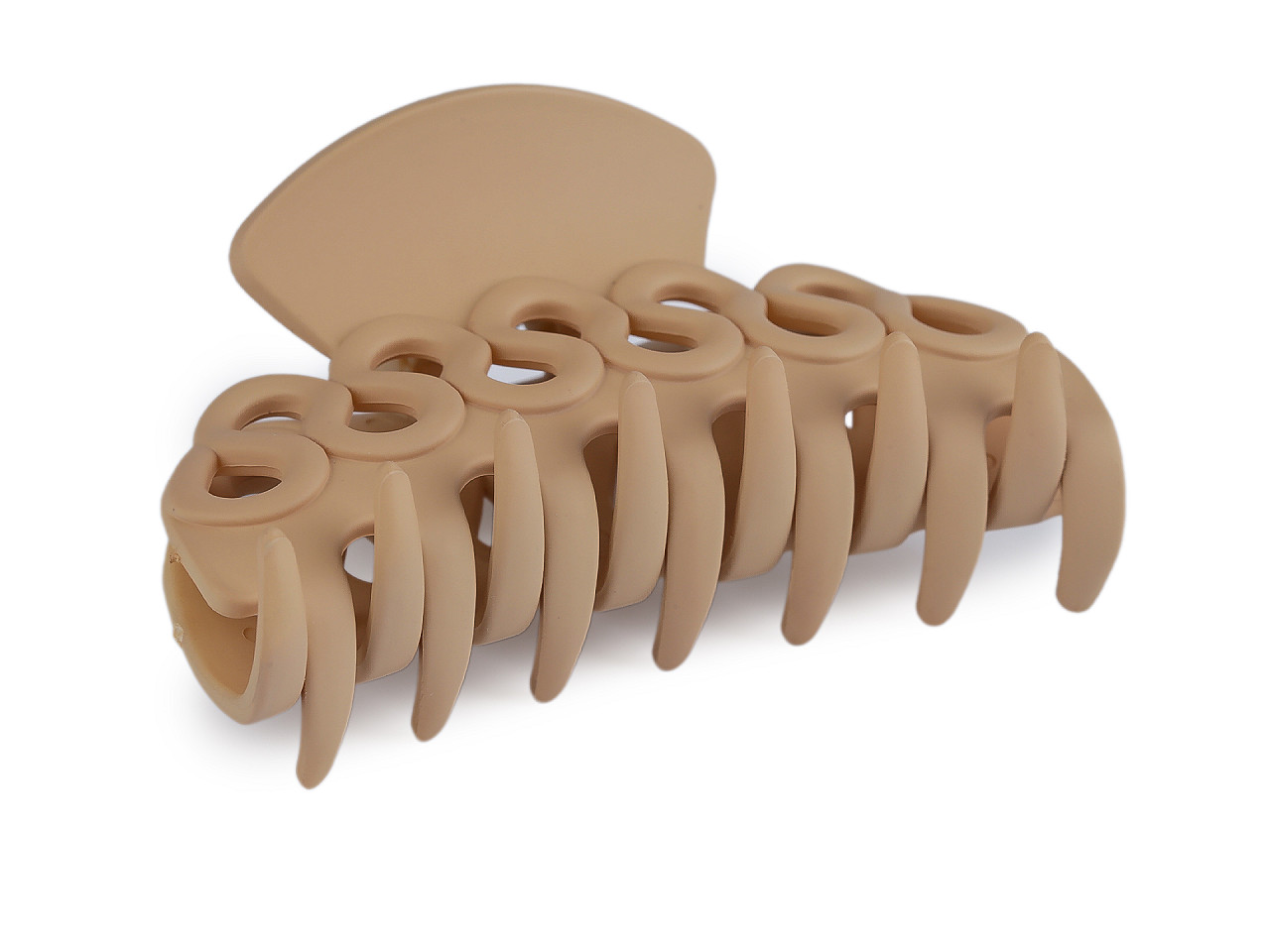 Skřipec do vlasů, malé, 22 béžová tmavá