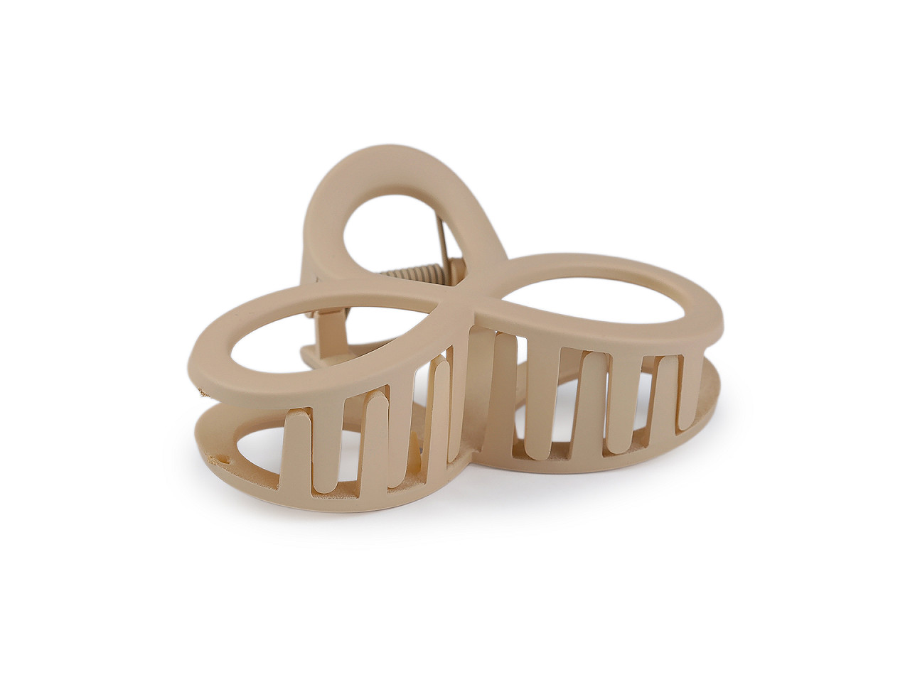 Skřipec do vlasů, malé, 14 béžová