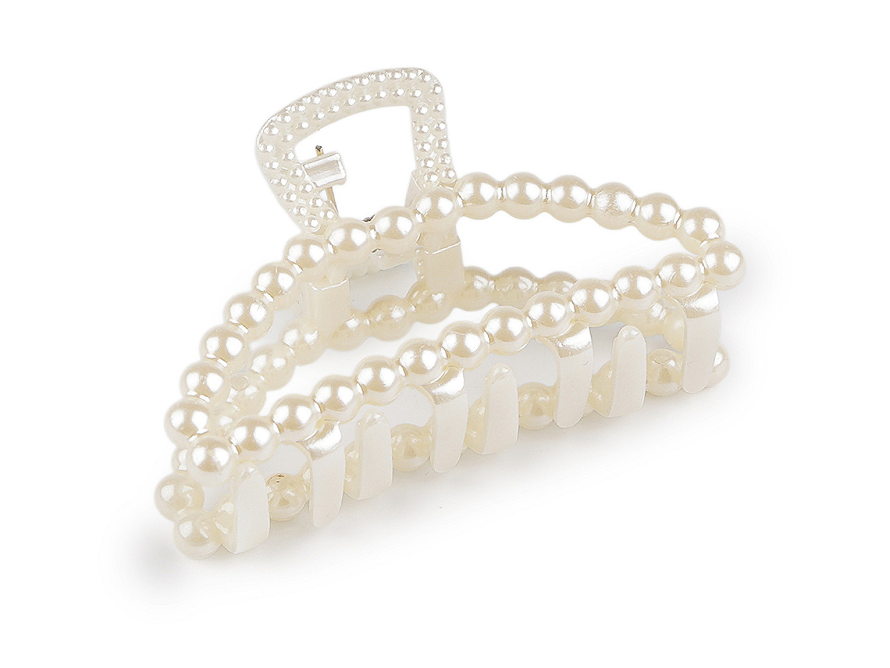 Skřipec do vlasů perlový, malé, 2 perlová