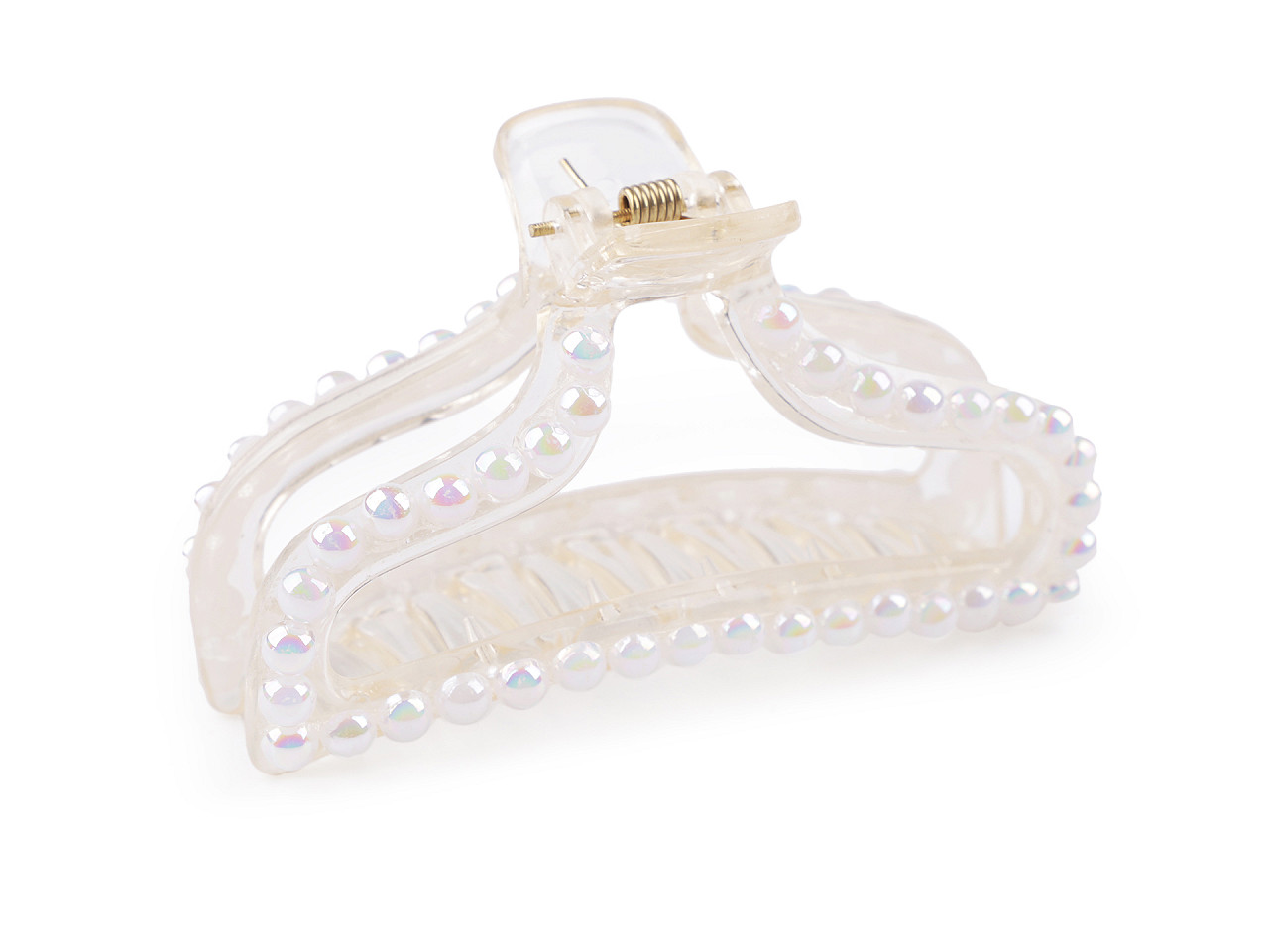 Štipec do vlasov perlový