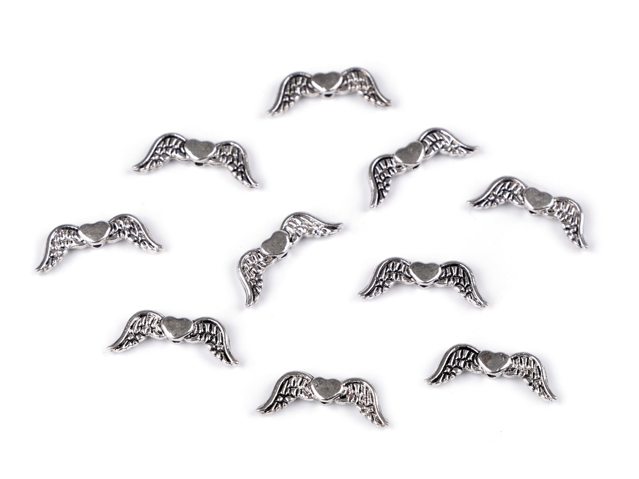 Ozdobný diel anjelské krídla 7x20 mm
