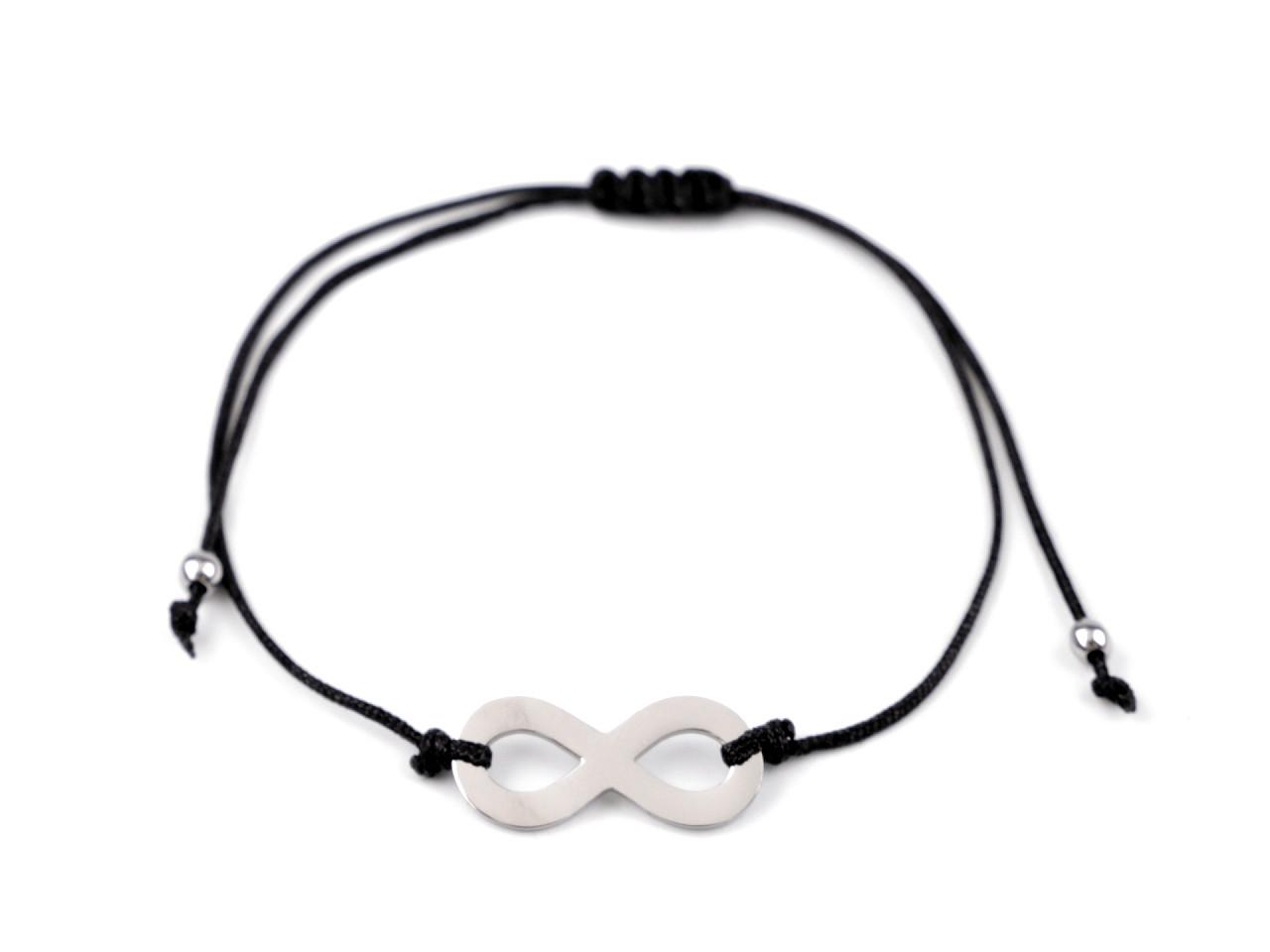 Náramok shamballa nekonečno z nerezovej ocele
