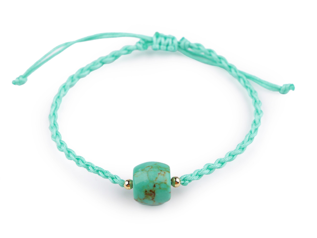 Náramok shamballa s imitáciou minerálu