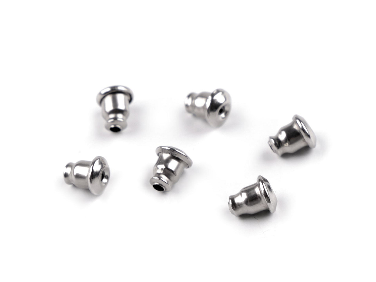 Náušnicová zarážka z nerezovej ocele 5x6 mm