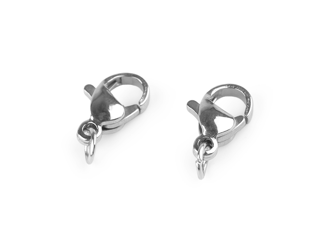 Karabinka so spojovacím krúžkom z nerezovej ocele 7x10; 7x12 mm