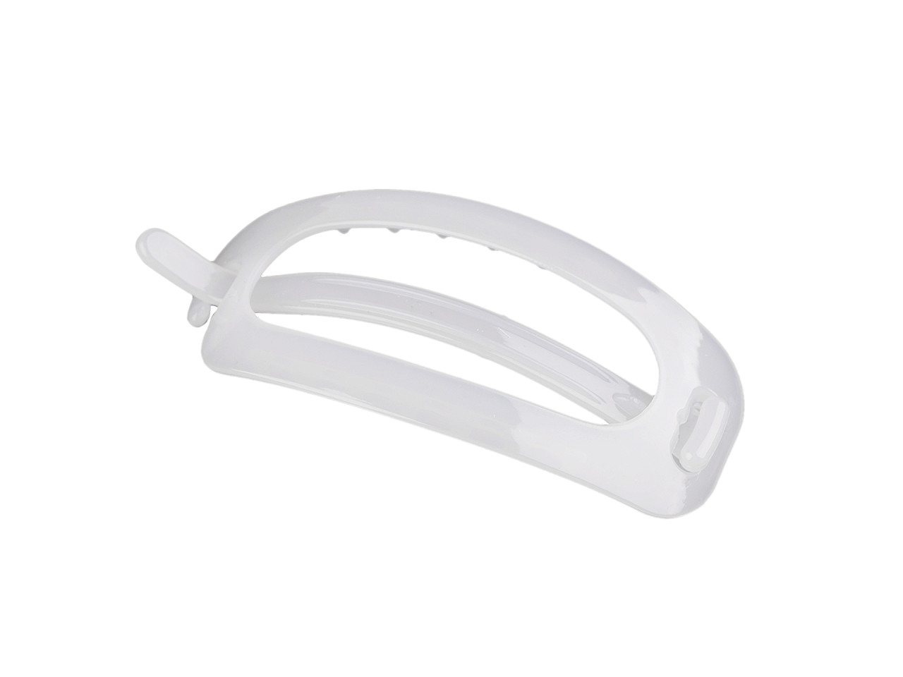 Velká spona do vlasů se zoubky, malé, 5 šedá