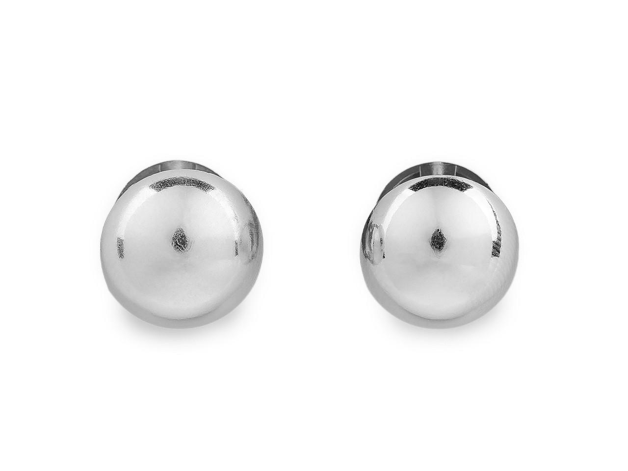 Náušnice z nerezové oceli, střední, 2 zlatá